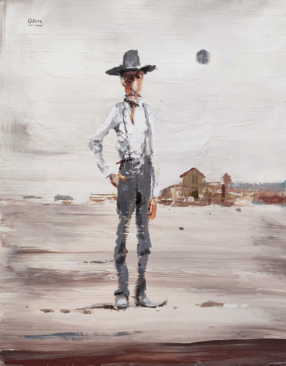 The calm cowboy Oscar Alvarez Pardo