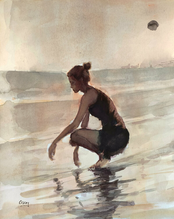 26 - beach  Commission Oscar Alvarez Pardo