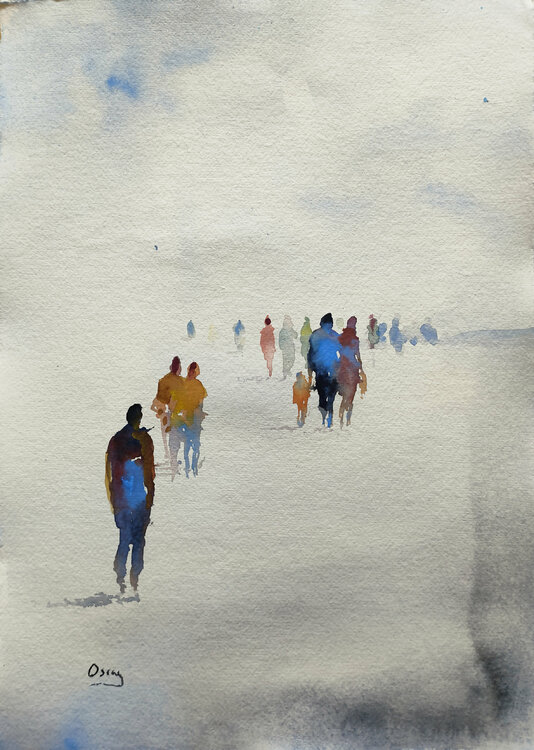 Walks through the sky -43 Oscar Alvarez Pardo