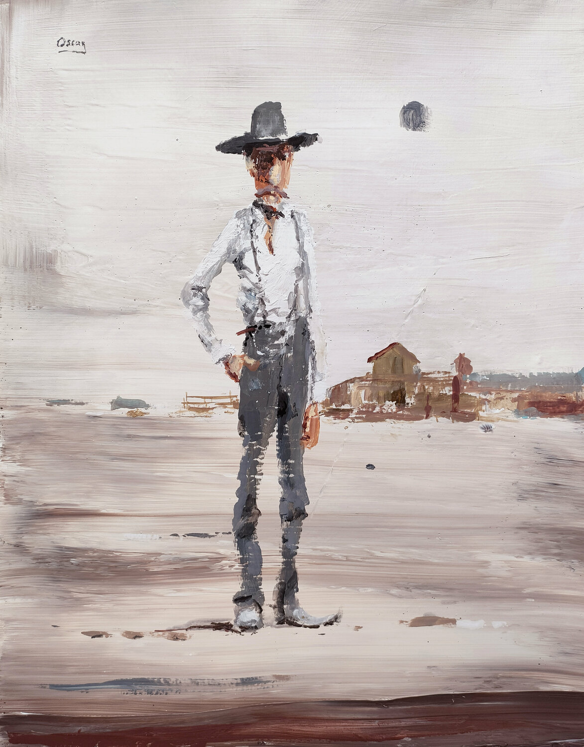 The calm cowboy Oscar Alvarez Pardo