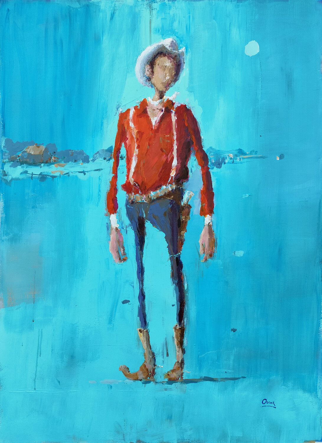 cartoon cowboy 5 Oscar Alvarez Pardo