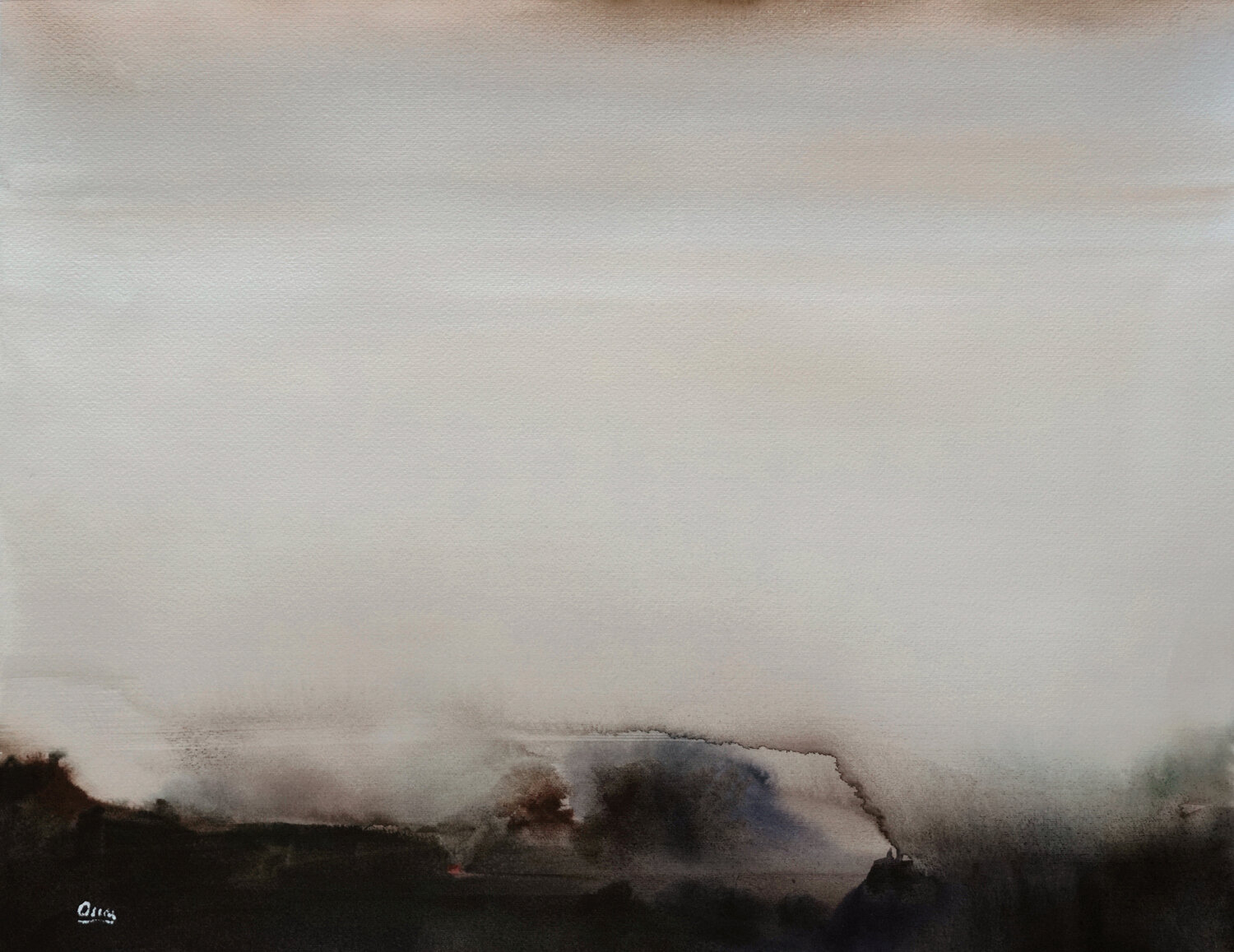 warm and calm (abstract landscape) Oscar Alvarez Pardo