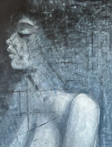 Sorrow van Cinzia Fiorentini, Schilderij te koop op Singulart