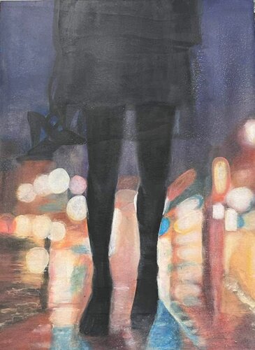 By night by Cinzia Fiorentini, Painting for Sale on Singulart