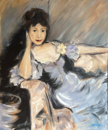 Señora en diván di Rosario Sada, Altri media in vendita su Singulart