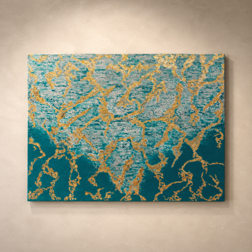 Turquesa Imperial by Artista Ememsheli, Other Media for Sale on Singulart
