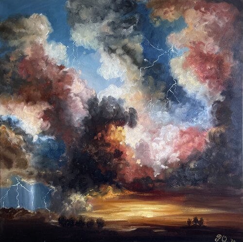 Cloud Study #3 de Painting Queen, Pintura a la venta en Singulart