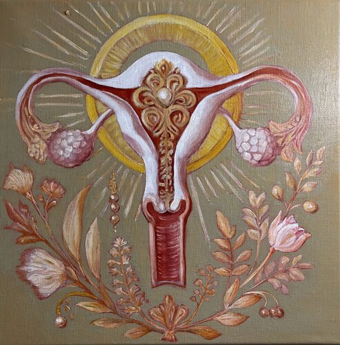 Uterus Baroque par Painting Queen, Peinture en vente sur Singulart