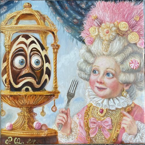 La peur sucrée von Painting Queen, Malerei kaufen auf Singulart