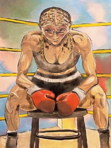 Bring It On de john hershey, Pintura a la venta en Singulart