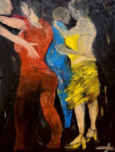Salsa Dance Party de john hershey, Pintura a la venta en Singulart
