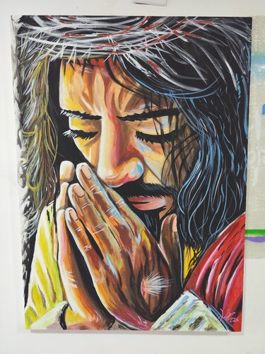 Jesus van Luis Mayorga, Schilderij te koop op Singulart