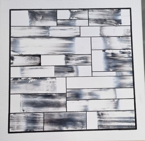 Schwarz-Weiß by Dr. iur., Painting for Sale on Singulart