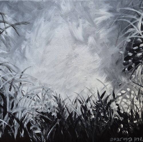 Black & White View von Sharon Perry Turbiner - Sharon's Art, Malerei kaufen auf Singulart