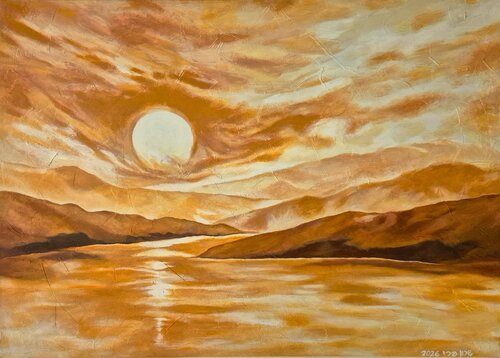 Sunset von Sharon Perry Turbiner - Sharon's Art, Malerei kaufen auf Singulart