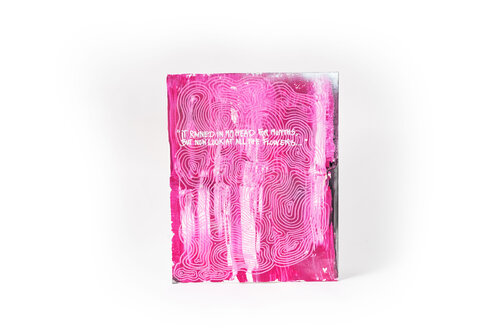 It rained in my Head for Months, but now look at all the flowers di Anna Berit Bachmeier, Pittura in vendita su Singulart