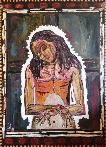 Pietà von Antonio Fellini, Malerei kaufen auf Singulart