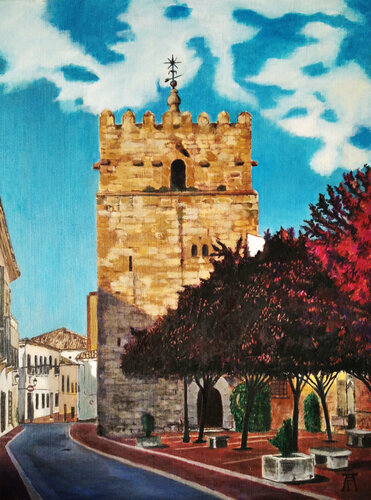 San Clemente. Torre Vieja. von Antonio Fellini, Malerei kaufen auf Singulart