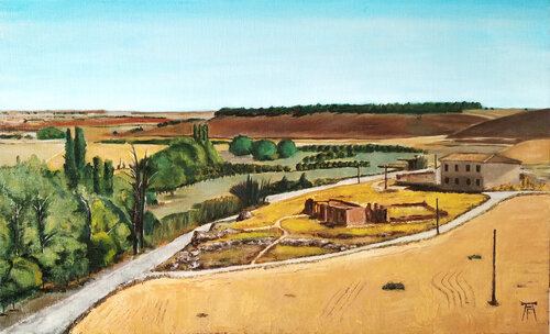 Autumn in La Mancha von Antonio Fellini, Malerei kaufen auf Singulart