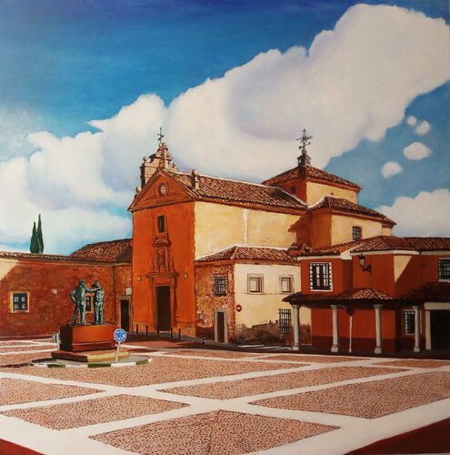 San Clemente - Plaza del Carmen von Antonio Fellini, Malerei kaufen auf Singulart