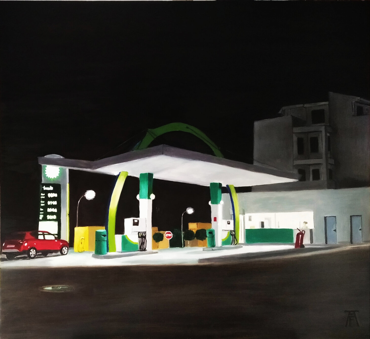 San Clemente. Nacional 310. Gas Antonio Fellini
