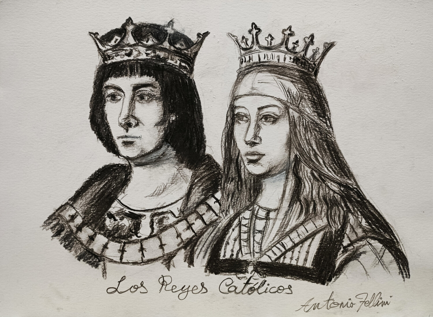 Estudio para los Reyes Católicos Antonio Fellini