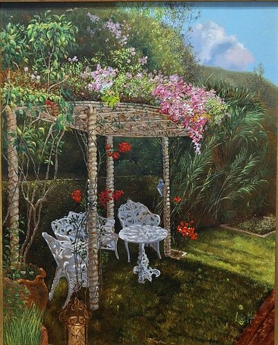 Caramanchão (arbor) von Luiz Henrique da Rocha Azevedo, Malerei kaufen auf Singulart