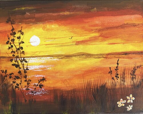 Sunset Creek von Janet LaPelusa, Malerei kaufen auf Singulart