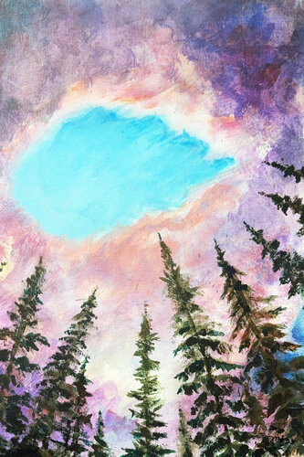 A Break in the Clouds von Janet LaPelusa, Malerei kaufen auf Singulart