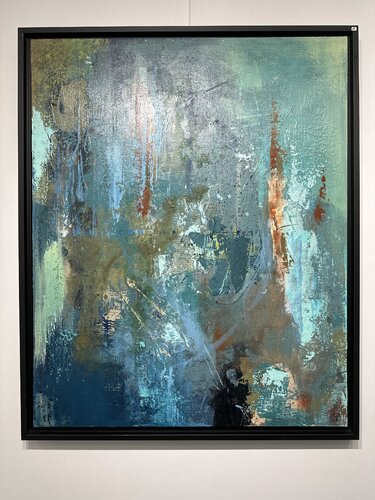 Vibration bleutée 1 van Sophie Carmignon, Schilderij te koop op Singulart