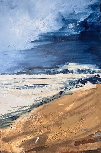 Orage en normandie van Sophie Carmignon, Schilderij te koop op Singulart