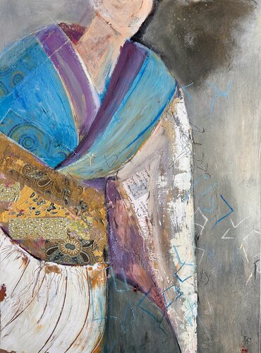 Kimono 1 by Sophie Carmignon, Painting for Sale on Singulart