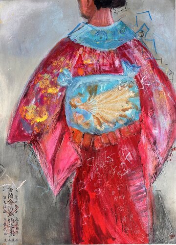 Kimono 2 van Sophie Carmignon, Schilderij te koop op Singulart
