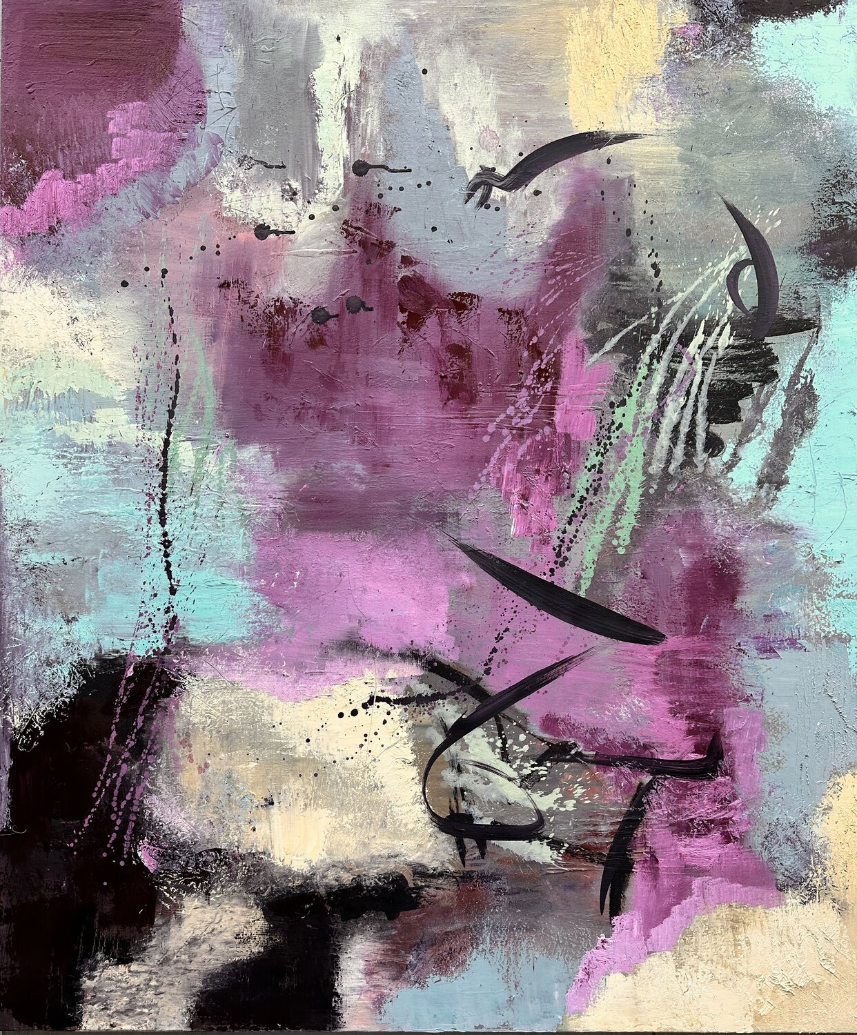 Moment suspendu Sophie Carmignon Pintura original en venta