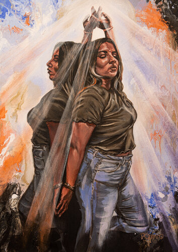 Angel No 3 by Paola Carrera, Painting for Sale on Singulart