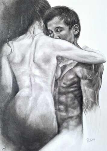 Ying y Yang by Paola Carrera, Drawing for Sale on Singulart