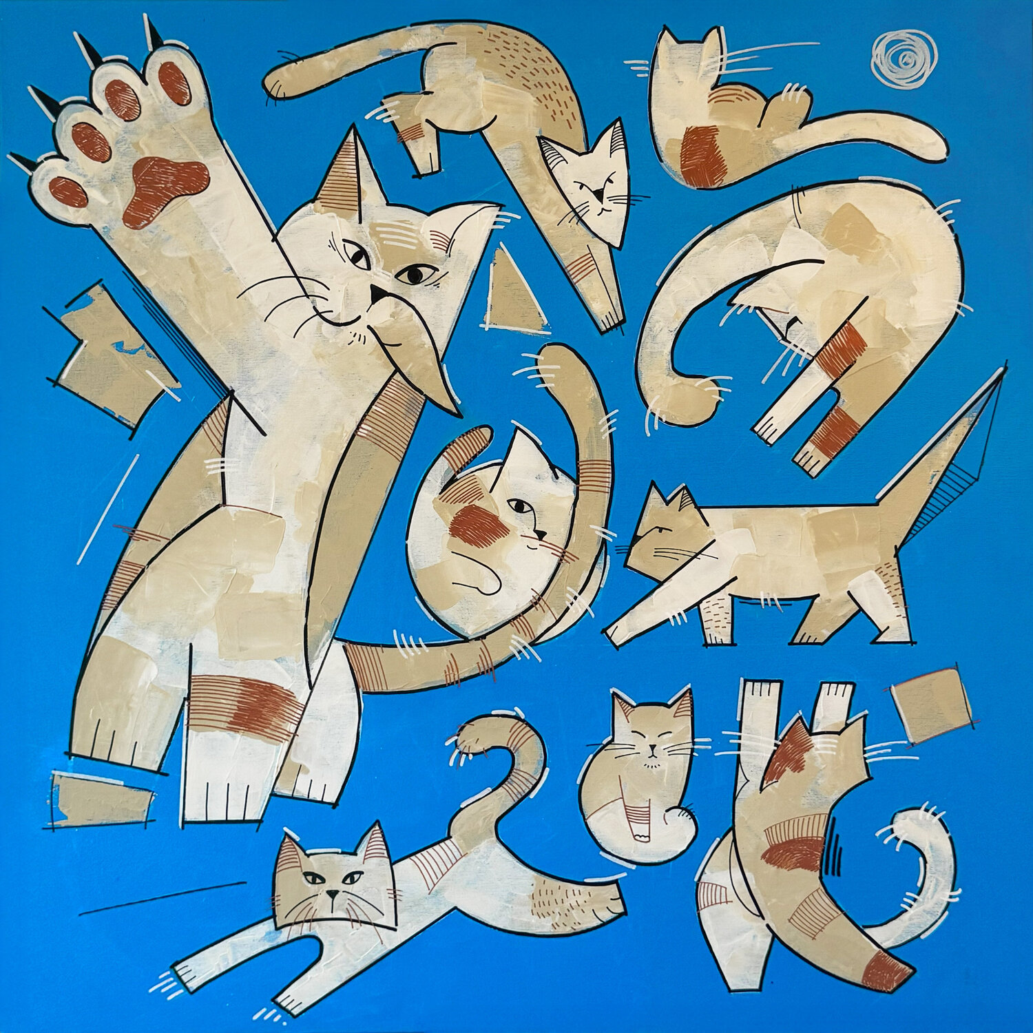 9 Caramel Lives · No. 01. Bogdan Shevchenko Pintura original en venta