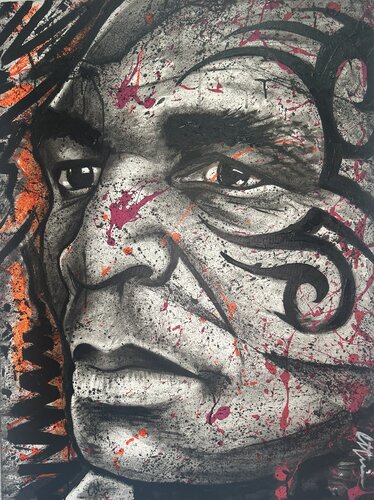 Tyson: Furia y resiliencia van Hector Cortina Pascual, Schilderij te koop op Singulart