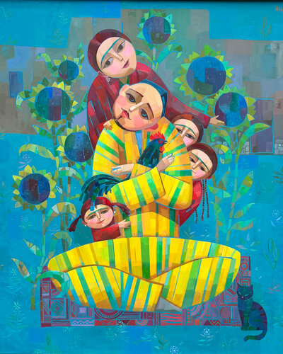 The Gates to Paradise by Nodir Shoabduraximov, Painting for Sale on Singulart