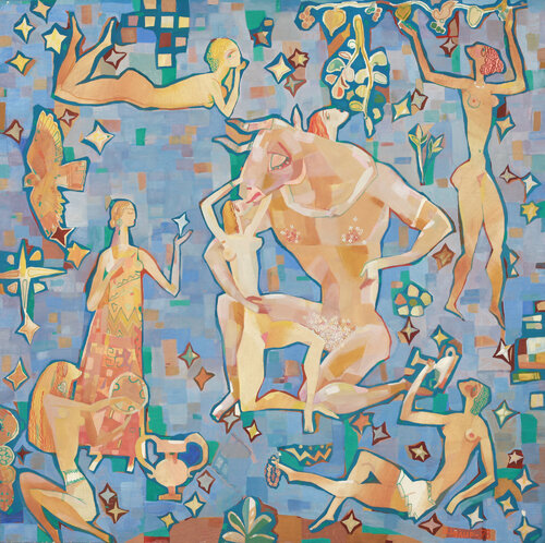 The Minotaur’s Dream by Nodir Shoabduraximov, Painting for Sale on Singulart