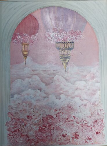 Celestial Gardens di Romanova Ekaterina, Pittura in vendita su Singulart
