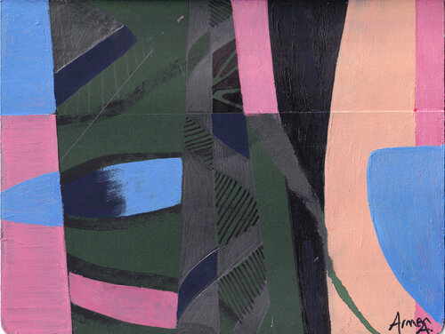 In Between Lines by Armin Aintebli, Painting for Sale on Singulart
