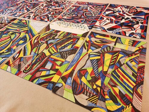 Custom envelopes by Armin Aintebli, Painting for Sale on Singulart