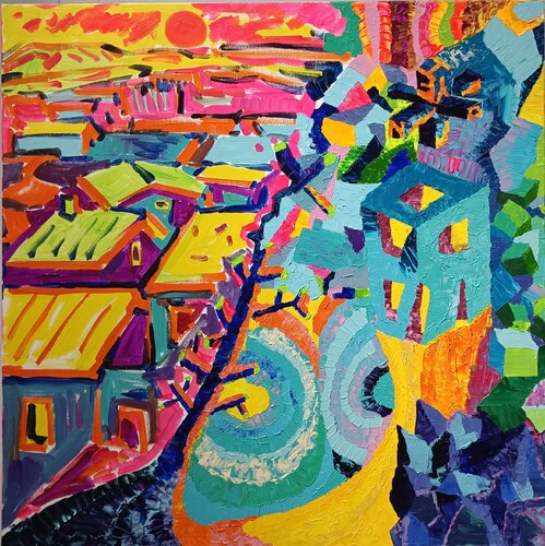 Дизлексія by IRYNA BURDA, Painting for Sale on Singulart