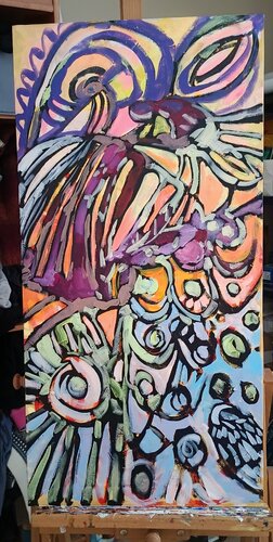 Метелик by IRYNA BURDA, Painting for Sale on Singulart