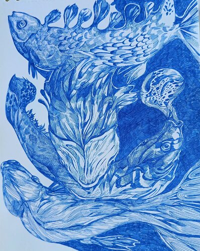 Метаморфози by IRYNA BURDA, Work on Paper for Sale on Singulart