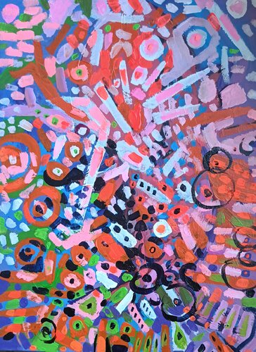 Flicker by IRYNA BURDA, Painting for Sale on Singulart
