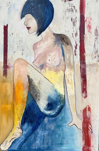 INTROSPECCIÓN di Mayte Yagüe, Pittura in vendita su Singulart