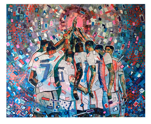 Seven France van Loïc Bruyère, Schilderij te koop op Singulart