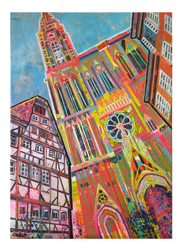 Cathédrale van Loïc Bruyère, Schilderij te koop op Singulart